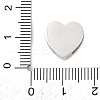 304 Stainless Steel Rhinestone Slide Charms STAS-P421-04A-P-3