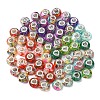 20Pcs 5 Colors Transparent Resin European Rondelle Beads RPDL-YW0001-13A-2