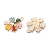 Christmas Theme Alloy Enamel Pendants ENAM-T020-10C-1