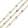 Rack Plating Brass Dapped Chains AJEW-Q153-03G-09-1