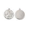 Non-Tarnish 304 Stainless Steel Pendants LS-STAS-B032-10P-1