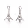 304 Stainless Steel Pendants STAS-N109-258P-1