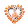 Glass Pendants PALLOY-MZ00538-02-1