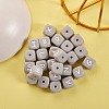 26Pcs 26 Style Silicone Alphabet Beads for Bracelet or Necklace Making SIL-SZ0001-01A-4