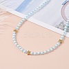 Star & Moon Pendant Necklaces Set for Teen Girl Women NJEW-JN03738-04-4