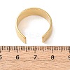 304 Stainless Steel Open Cuff Rings for Women RJEW-K309-31G-5