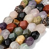 Natural Mixed Gemstone Beads Strands G-C220-B01-9x11mm-3