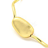 Rack Plating Brass Twisted Link Chain Bracelets BJEW-P322-19G-2