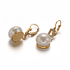 304 Stainless Steel Acrylic Pearl Jewelry Sets X-SJEW-L414-02-5