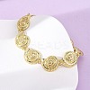 Brass Link Bracelets for Women BJEW-H209-01C-G-3