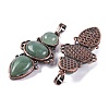 Natural Green Aventurine Pendants G-Q158-04-10-2