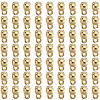 400Pcs CCB Plastic Tube Bails CCB-SC0001-28KC-7