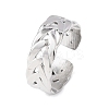 304 Stainless Steel Criss Cross Cuff Rings RJEW-G368-01P-4