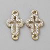 Alloy Pave Crystal Rhinestone Connector Charms FIND-WH20008-07-1