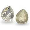Faceted Teardrop Glass Pointed Back Rhinestone Cabochons RGLA-A008-7x10mm-S01-2