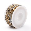 Two Tone 304 Stainless Steel Dapped Chains CHS-B001-21-3