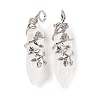 Natural Quartz Crystal Double Terminal Pointed Pendants G-C144-03P-05-1