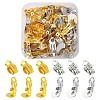 50Pcs 2 Colors Iron Clip-on Earring Settings IFIN-YW0003-02-1