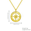 Retro Vintage 304 Stainless Steel Pendant Necklace FP4574-1-1
