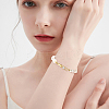 12Pcs 2 Colors Rack Plating Brass Micro Pave Clear Cubic Zirconia Fold Over Clasps KK-BBC0021-34-6