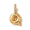Brass Micro Pave Cubic Zirconia Pendants KK-K345-13Q-G-1
