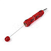 Resin & Polymer Clay Pave Rhinestone Ball-Point Pen AJEW-T013-04M-3