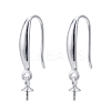 925 Sterling Silver Earring Hooks STER-E062-02S-1