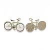 Light Gold Plated Alloy Jewelry Enamel Pendants LS-PALLOY-Z001-29B-2