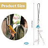 4Pcs 4 Colors Jellyfish & Star Mobile Straps FIND-GL0001-90-2