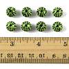 20Pcs Opaque Acrylic Beads MACR-FS0002-28A-5