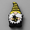 Gnome Food Grade Eco-Friendly Silicone Focal Beads SIL-WH0012-042E-1