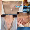 100Pcs 2 Colors PVD Vacuum Plating 304 Stainless Steel Cup Pearl Peg Bails Pin Pendants STAS-ME0002-97-4