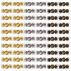 60Pcs 3 Colors Alloy Snap Lock Clasps FIND-GL0002-01-1