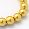Baking Paint Glass Pearl Bead Strands X-HY-Q003-3mm-31-2