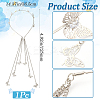 Zinc Alloy Rhinestone Hair Bands OHAR-WH20007-01A-P-2