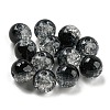 Transparent Crackle Glass Beads GLAA-L046-01A-19-1