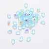 Transparent Resin Rhinestone Cabochons MRMJ-T047-09E-2