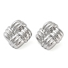 Brass Studs Earrings EJEW-K276-10P-2