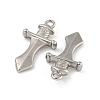 Non-Tarnish 304 Stainless Steel Pendants STAS-N103-134P-2