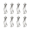 Tibetan Style Alloy Kitten Pendants LF10383Y-2