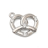 Brass Micro Pave Cubic Zirconia Pendants KK-I380-07P-1