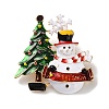 Christmas Theme Enamel Pins LS-JEWB-F034-01C-4