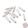 925 Sterling Silver Tube Beads STER-D035-11S-5
