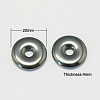 Non-magnetic Synthetic Hematite Pendants G-S077-20mm-1