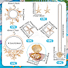 Alloy Crossbody Bags & Alligator Hair Clips & Bib Necklaces & Earrings & Charm Bracelets Sets SJEW-UN0001-14-3