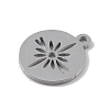 Non-Tarnish 304 Stainless Steel Pendants STAS-B062-12P-2