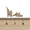 304 Stainless Steel Rhinestone Pendants STAS-B108-03G-A-3