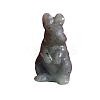 Natural Labradorite Carved Healing Rabbit Figurines PW-WG70445-06-1