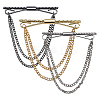 3Pcs 3 Colors Brass Tie Clips AJEW-FH0006-91-1