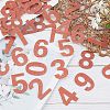 40Pcs 10 Number Acrylic Wall Stickers DIY-FH0002-54-3